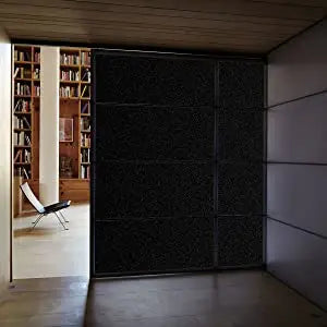 Blackout Opaque Window Sticker Static Cling 100% Light Blocking PVC Frosted Dark Tint Film Privacy Protection Window Covering