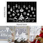 2025 Merry Christmas Wall Sticker Window Glass Merry Christmas Decor for Home Living Room Wall Decor 2026 Happy New Year Sticker