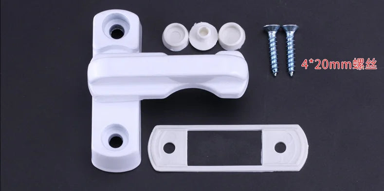 Plastic Doors And Windows Security Lock UPVC Replacement Sash Jammer Safety hasps Lever Handle Sweep Latch Child Protector