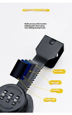 ZEXEF Glass Cabinet Password Lock Glass Sliding Door Lock Storage Display Cabinet Window Double Open Combination Lock Hardware