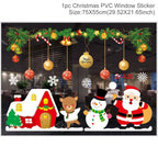 Christmas Window Stickers Christmas Wall Sticker Kids Room Wall Decals Merry Christmas Decorations For Home New Year Stickers