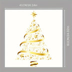 1pc Christmas Tree Sticker, Sticker Christmas Window Sticker Snowflake Christmas Tree Decal, DIY Static Wall Window Door Mural