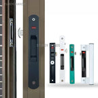 1 set of thickened stainless steel aluminum alloy door and window hook locks balcony sliding glass sliding door lock buckles