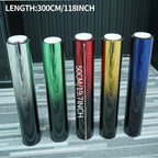 Gradient Solar Window Tint Film Color Changing Film Car Sun Shade Front Windshield Sunshade Protector Heat Insulation  Universal