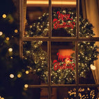 Merry Christmas Wall Stickers Showcase Window Festival Decals Santa Murals New Year Christmas Decorations for Home 20x27cm  ﻿