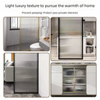 Changhong Glass Sticker Frosted Window Light-Transmitting Opaque Bathroom Kitchen Door Bathroom Anti-Light and Anti-Peeping Film Wavy Glass Film