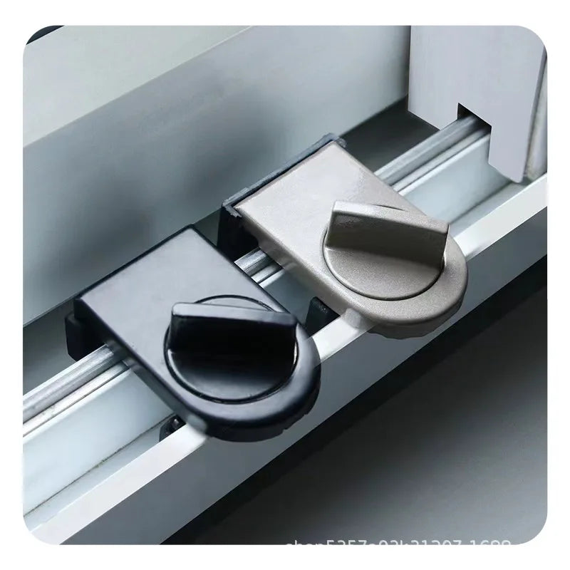 Horizontal Sliding Window Lock | Child Safety Anti-Theft for Vinyl/Aluminum | Adjustable Easy Install