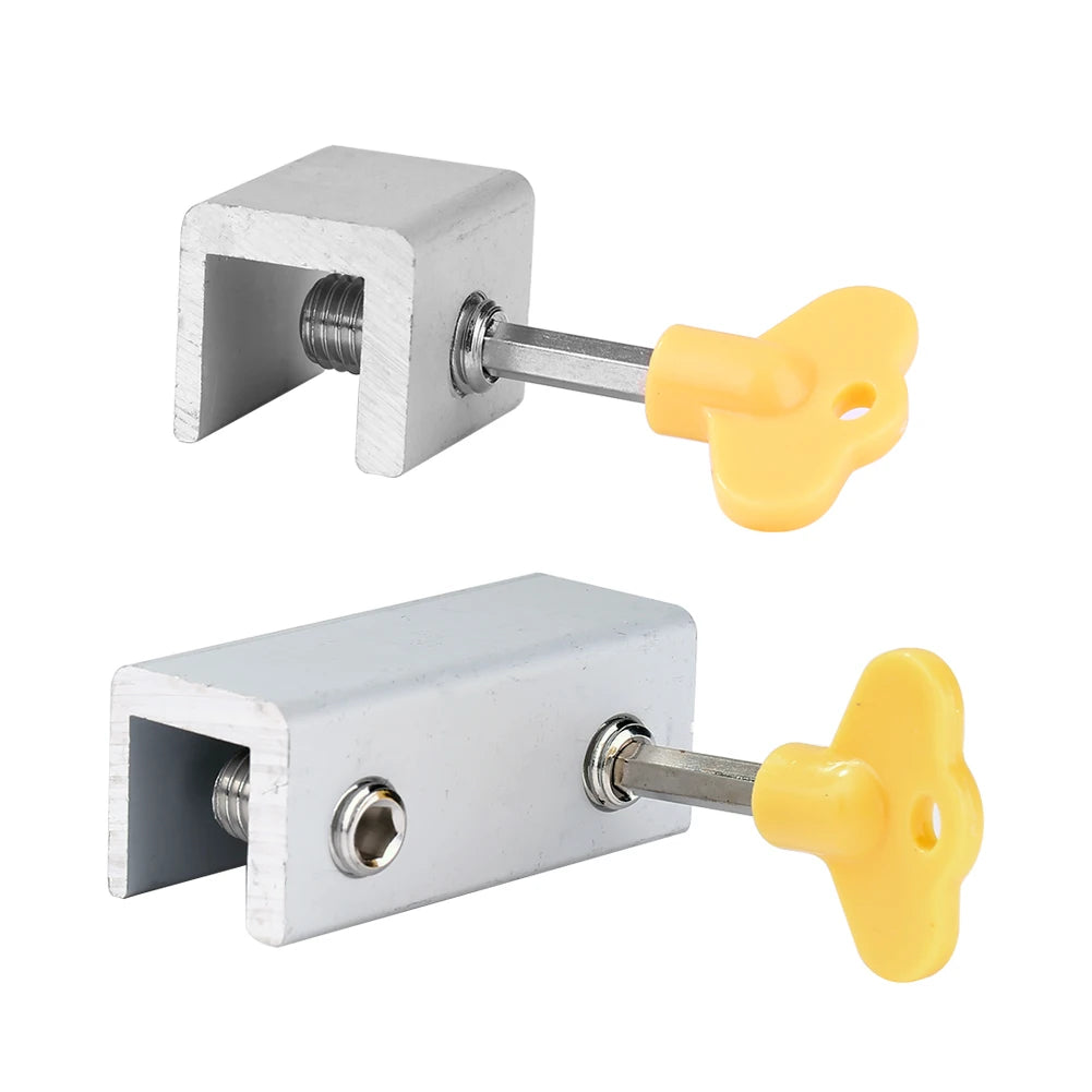 Door Window Lock Restrictor Adjustable Window Cable Limit Lock Portable Alloy Security Multi-function for Bedroom and Office
