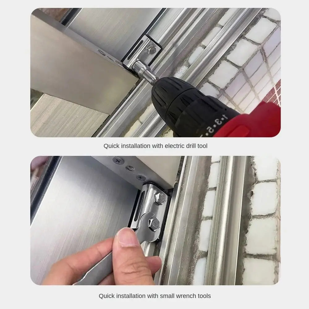 Sliding Window Security Lock Anti-Theft Lock Buckle Window Limiter Child Protection Safety Lock Durable Practical Window Stopper