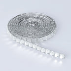 2M DIY White Self-adhesive Mosaic Three-dimensional Glass Drill Sticker Single Particle 1CM For Door and Window Renovation