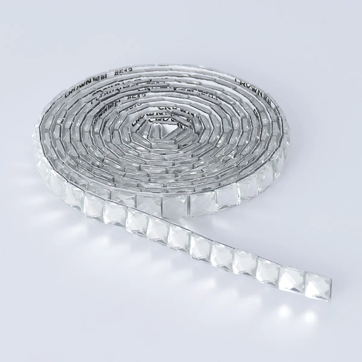 2M DIY White Self-adhesive Mosaic Three-dimensional Glass Drill Sticker Single Particle 1CM For Door and Window Renovation