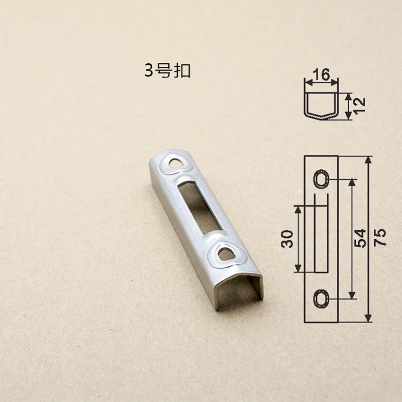 Aluminum Alloy Sliding Door And Window Hardware Bar Hook Lock Movable Door Lock Patrs Seat Lock Plate