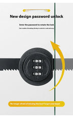 ZEXEF Glass Cabinet Password Lock Glass Sliding Door Lock Storage Display Cabinet Window Double Open Combination Lock Hardware