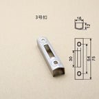 Aluminum Alloy Sliding Door And Window Hardware Bar Hook Lock Movable Door Lock Patrs Seat Lock Plate