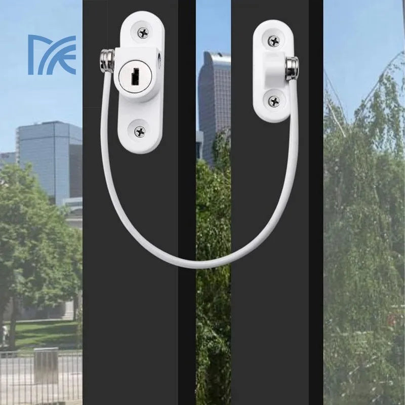 4pcs Children's Safety Window Door Lock Protection Limiter for Windows Lockers Child Safety