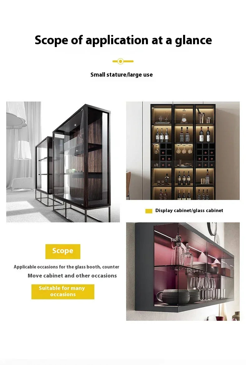 ZEXEF Glass Cabinet Password Lock Glass Sliding Door Lock Storage Display Cabinet Window Double Open Combination Lock Hardware