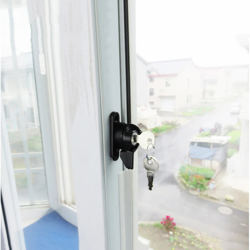 Sliding Window Door  Lock with Key Special Safety Design Zinc Alloy Lock Zinc Alloy  Lock with Keys