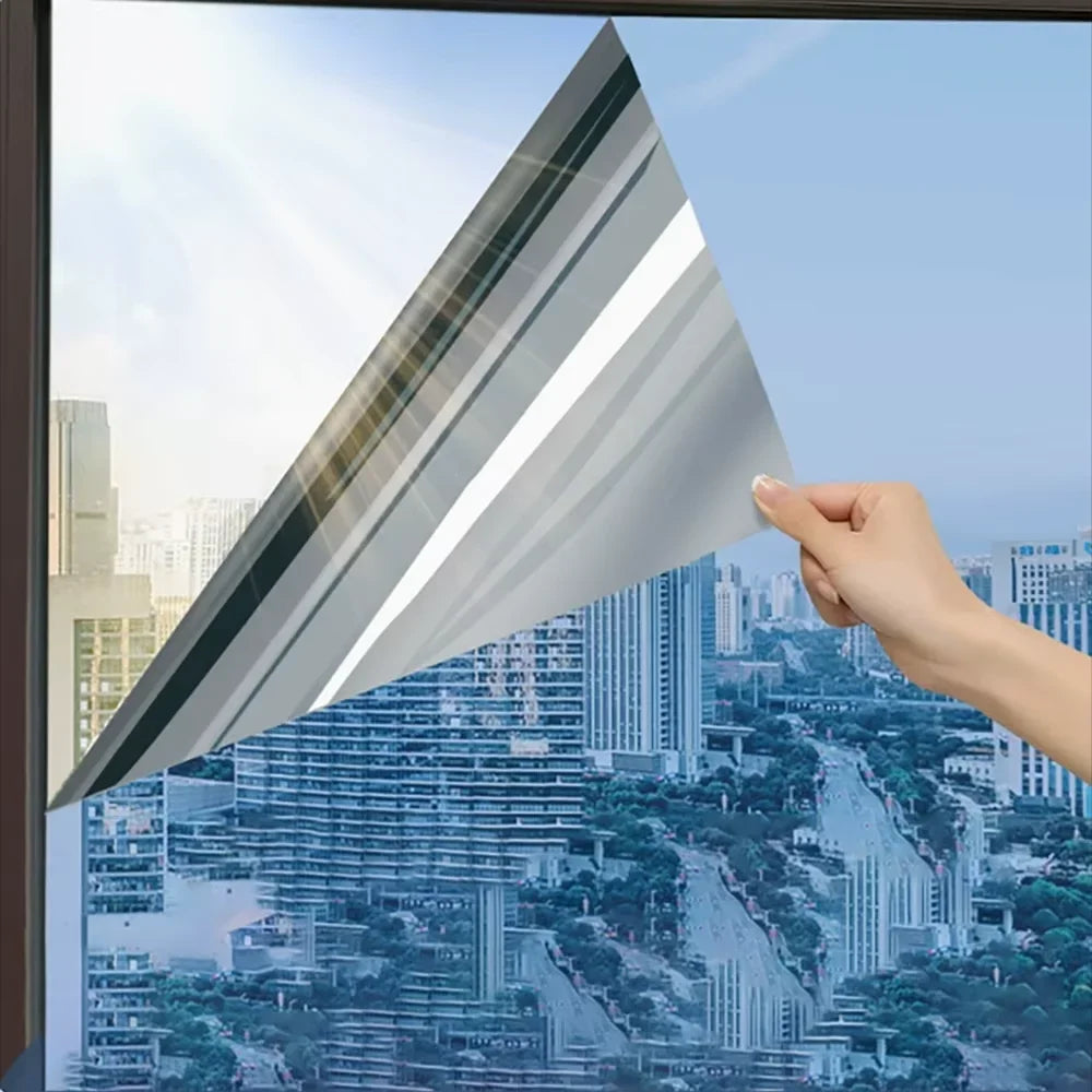 Sun protection home insulation glass film windows balconies one-way mirrors window film stickers   privacy protection