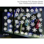 Christmas Window Stickers Christmas Wall Sticker Kids Room Wall Decals Merry Christmas Decorations For Home New Year Stickers