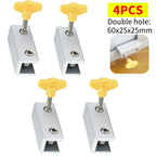 5-1pc Sliding Sash Stopper Cabinet Locks Straps Aluminum Alloy Safety Lock Child Protection Door And Window Anti-theft Lock