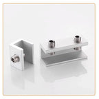 2 PCS Window Lock Buckle Fixed Alloy Non Perforated Window Lock Buckle Child Protection Safety Anti Pinch Anti-theft Lock Buckle