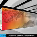 AIMOR Sticker Self-adhesive Customized Printing LOGO Decoration Office Use Translucency Semi-privacy Gradient Window Glass Film