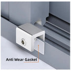 2 PCS Window Lock Buckle Fixed Alloy Non Perforated Window Lock Buckle Child Protection Safety Anti Pinch Anti-theft Lock Buckle