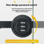ZEXEF Glass Cabinet Password Lock Glass Sliding Door Lock Storage Display Cabinet Window Double Open Combination Lock Hardware