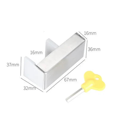 Practical Sliding Doors and Windows Lock window safe lock steel pan child safety lock Anti-theft Sliding Sash Stopper