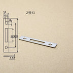 Aluminum Alloy Sliding Door And Window Hardware Bar Hook Lock Movable Door Lock Patrs Seat Lock Plate