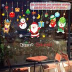 Christmas Window Stickers Christmas Wall Sticker Room Wall Decals Merry Christmas Decors 2024 For Home New Year Stickers 2025