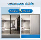 Changhong Glass Sticker Frosted Window Light-Transmitting Opaque Bathroom Kitchen Door Bathroom Anti-Light and Anti-Peeping Film Wavy Glass Film