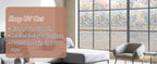 Window Privacy Film Rainbow Static Cling Stained Glass Film Window Covering Sticker Non-Adhesive Removable Reflective for Home