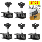 5-1pc Sliding Sash Stopper Cabinet Locks Straps Aluminum Alloy Safety Lock Child Protection Door And Window Anti-theft Lock