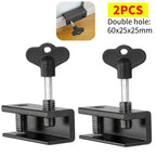 5-1pc Sliding Sash Stopper Cabinet Locks Straps Aluminum Alloy Safety Lock Child Protection Door And Window Anti-theft Lock