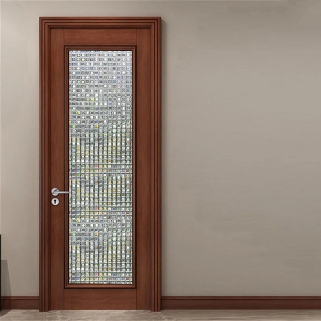 2M DIY White Self-adhesive Mosaic Three-dimensional Glass Drill Sticker Single Particle 1CM For Door and Window Renovation