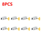 1-10pcs Adjustable Window Lock Stopper Security Anti-theft Lock with Key Portable Sliding Sash Stopper For Baby Kids Child