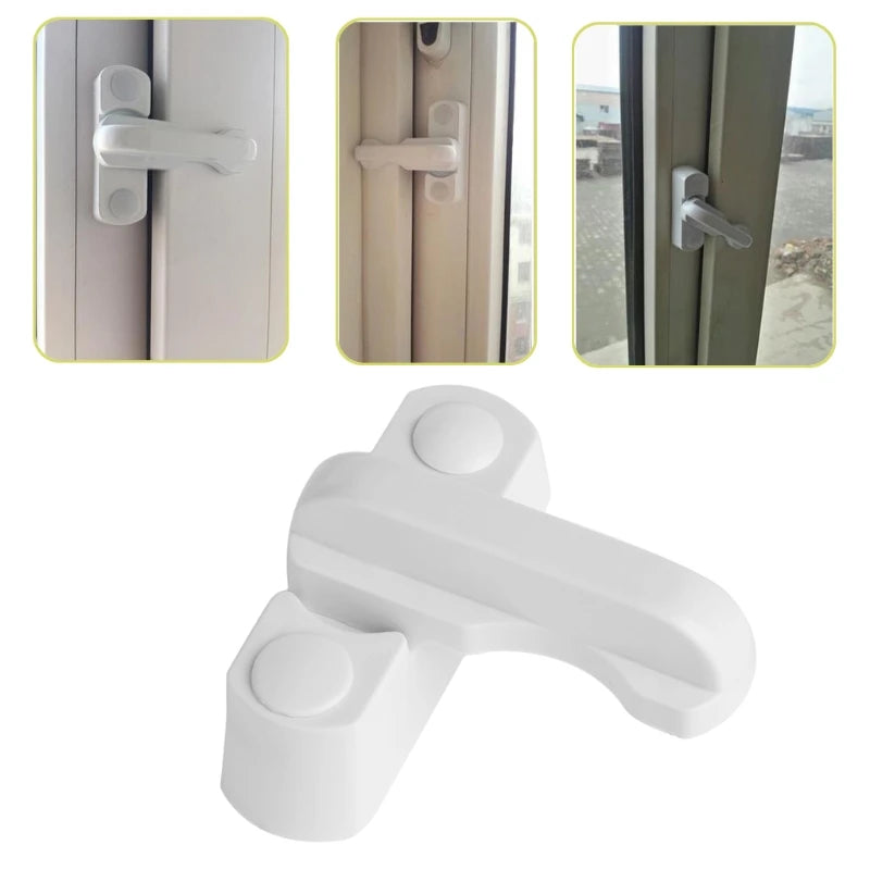 Plastic Doors And Windows Security Lock UPVC Replacement Sash Jammer Safety hasps Lever Handle Sweep Latch Child Protector