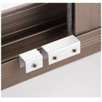 2 PCS Window Lock Buckle Fixed Alloy Non Perforated Window Lock Buckle Child Protection Safety Anti Pinch Anti-theft Lock Buckle