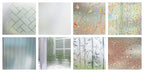 Window Privacy Film Rainbow 3D Decorative Glass Vinyl Stained Glass Decals Static Cling Window Sticker Non-Adhesive Films