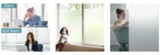 Wide 75/90 Cm Frosted Window Privacy Film, Non-Adhesive Window Glass Films, Heat Control Static Cling Removable Window Stickers