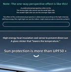 One-Way Perspective Glass Window Sticker Insulating Window Film Window Privacy Film Isolation 99% Uv Mirror Reflection