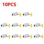 1-10pcs Adjustable Window Lock Stopper Security Anti-theft Lock with Key Portable Sliding Sash Stopper For Baby Kids Child