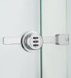 ZEXEF Glass Cabinet Password Lock Glass Sliding Door Lock Storage Display Cabinet Window Double Open Combination Lock Hardware