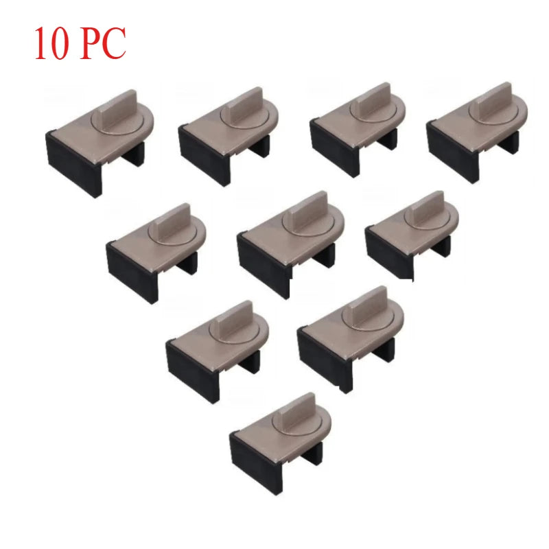 Horizontal Sliding Window Lock | Child Safety Anti-Theft for Vinyl/Aluminum | Adjustable Easy Install