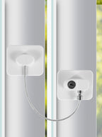 4Pcs Window Restrictor Sturdy Door Restrictor Lock Window Safety Lock Durable Childproof Security Lock with Key Baby Window Lock