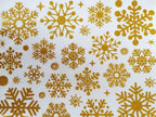Glitter Effect Snowflake Electrostatic Wall Sticker Christmas Kids Room Decor Glass Window Home Decoration New Year Wallpaper