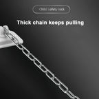 Adjustable Window Safety Lock - No-Drill/Drill Installation, Secure Sliding & Casement Windows with Screws and Adhesive Included