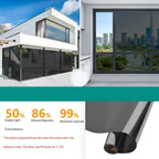 sun protection one-way mirrors window film stickers Household insulated glass film windows balconies privacy protection