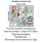 Christmas Owl On Branch Wall Stickers For Home Decor Mural Living Room Decoration Wallpaper Glass Window New Year Festival Decal